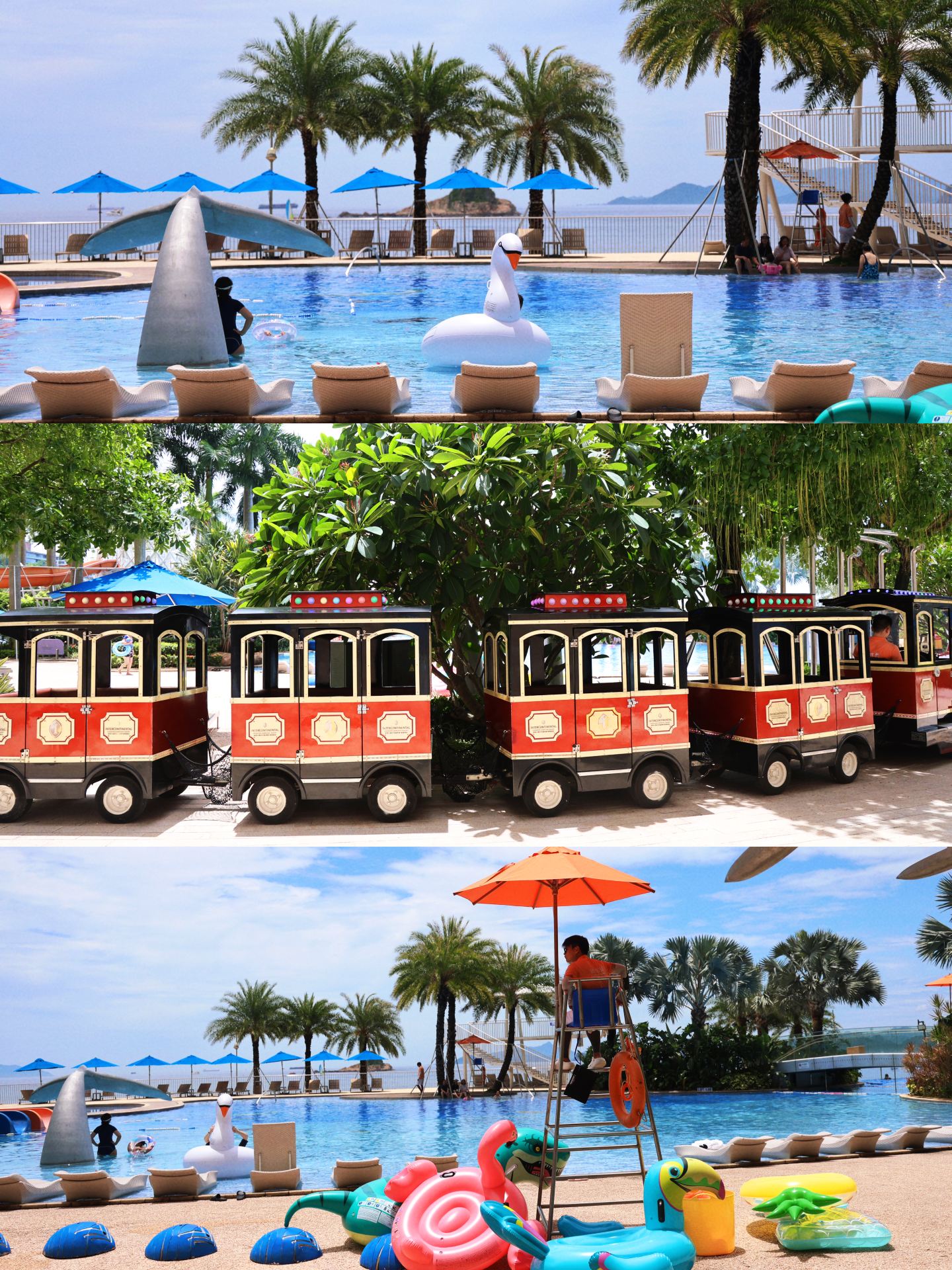 The ultimate seaside destination in Shenzhen for family fun is here, promising a summer full of joy!

💖 Dreamy Fantasy Zone | Bringing Fairytales to Life
🎠 Carousel
Feel the salty sea breeze as the colorful carousel gently spins to soft music, evoking the romance of childhood. When the lights come on at dusk, the atmosphere becomes even more magical—every snapshot is a dreamy fairytale moment.

InterContinental Kids' Paradise | Hours: 8:00 AM - 10:00 PM
A dual indoor-outdoor play area filled with soft play zones, interactive activities, and ocean-themed facilities. It’s the perfect place for kids to burn off energy while parents relax—a true lifesaver for families!

🚂 Seaside Mini Train
Chug along between coconut groves and sandy beaches, passing by stunning ocean views and tropical greenery. The evening rides are especially enchanting, as you watch the sun set into the sea, creating an unforgettable atmosphere.

🫧 Bubble Show
A heartwarming bubble extravaganza! Colorful bubbles float through the air, refracting rainbow hues under the sunlight. Big or small, these bubbles light up children’s eyes and bring pure joy to everyone, young and old alike.

💦 Water Slide | Hours: 9:30 AM - 10:30 AM / 4:00 PM - 6:00 PM
A summer-exclusive splash of fun! Zoom down the winding slide and plunge into the cool pool. The splashing water and cheerful screams capture the essence of summer, instantly washing away the heat.

🏖️ Active Sports Zone | Unlock Endless Beach Fun

🏄 Paddleboarding Experience | Hours: 9:30 AM - 10:00 AM / 3:00 PM - 3:30 PM (Reservation required, ages 12+)
Stand on a paddleboard and embrace the vast blue sea! Under the guidance of professional instructors, you’ll gradually master balancing techniques. From cautious beginnings to confidently standing on the board, feel the waves gently lap against the paddleboard and the sea breeze on your face. Even beginners can enjoy the leisurely pace of life on the water.

🏄 Paddleboard Rental | Hours: 9:30 AM - 6:00 PM
Discover the freedom of the sea! Rent a paddleboard and float freely on the water. Paddle wherever you like, or simply lie on the board and drift with the waves, listening to the sound of the ocean and enjoying a moment of seaside relaxation.

🏐 Beach Volleyball | Hours: 3:00 PM - 5:00 PM (Reservation required, ages 12+)
Engage in an exhilarating beach volleyball match! Feel the soft sand under your feet as you team up with friends to spike and volley. Sweat trickles down your face as laughter and the sound of waves blend together. Every jump and cheer is a vibrant note of summer.

💖 Convenient Facilities | Effortless Vacation Mode
🏊 Swimming Gear Rental
Forgot your gear? No problem! One-stop rentals for swim rings, float boards, and more ensure you’re ready for pool and beach fun. Travel light and focus on enjoying the refreshing summer vibes.

Shenzhen InterContinental Dameisha Resort

Special thanks for photos: 