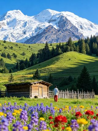 Top choice for Western Sichuan in July-August! The southern route of Genie with sea of flowers and snow mountains is legendary, a hundred times less crowded than Daocheng