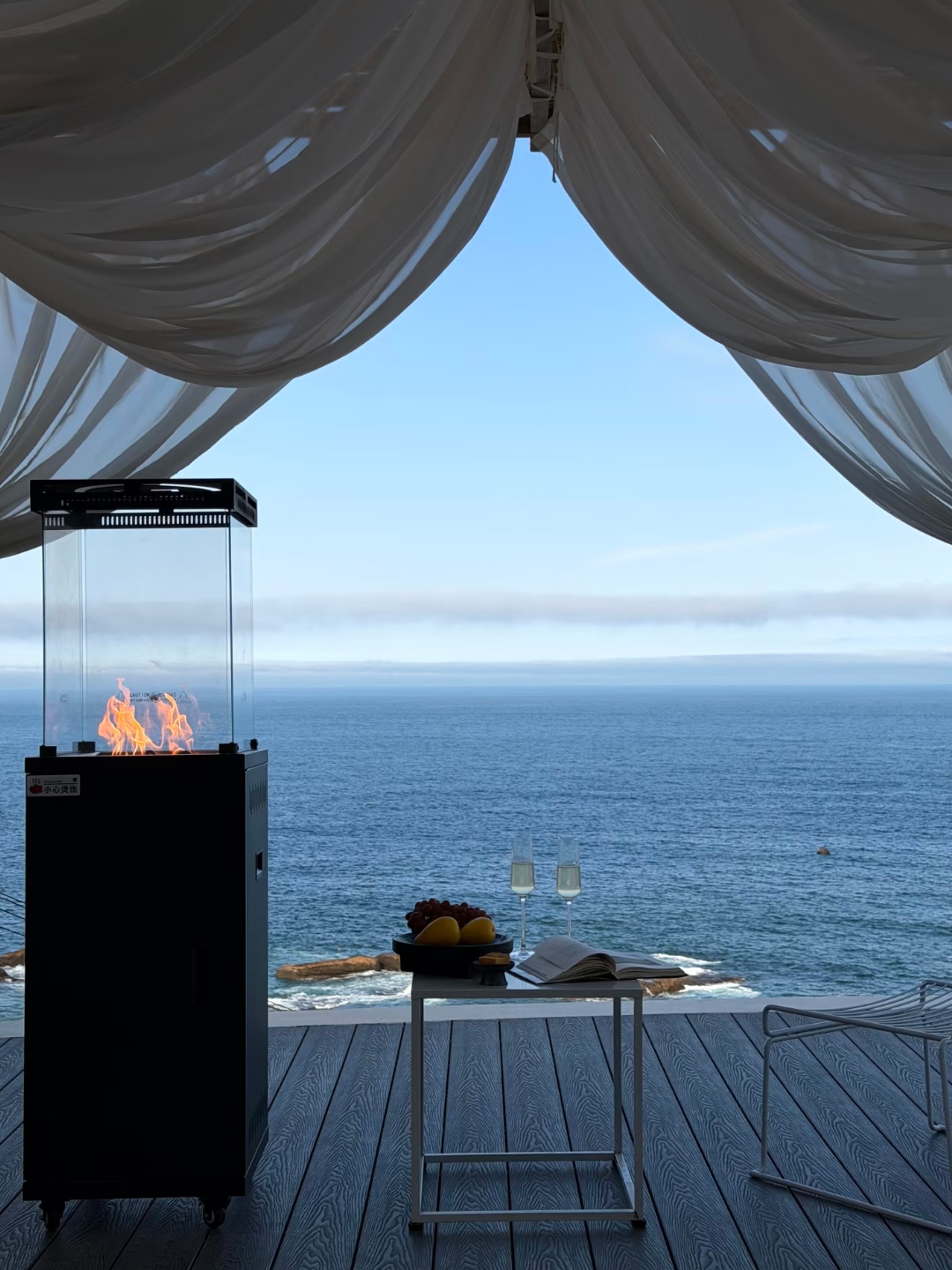 Who would have thought that opening the window would reveal the sea