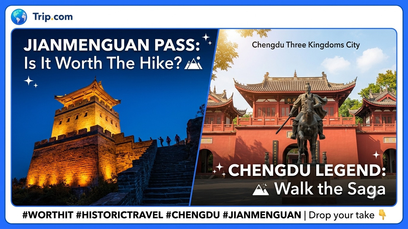 Is This China’s 🇨🇳 Most Underrated Ancient Skywalk? 😱 | Jianmenguan Pass+ Chengdu Hidden Gem
