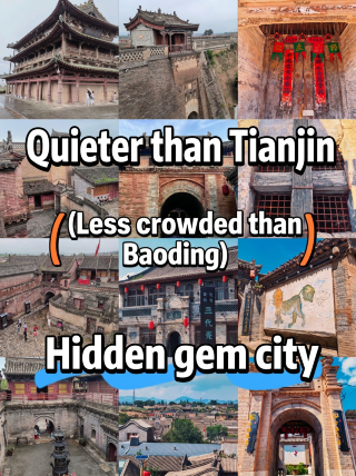 A hidden gem of a town, quieter than Tianjin and less crowded than Baoding