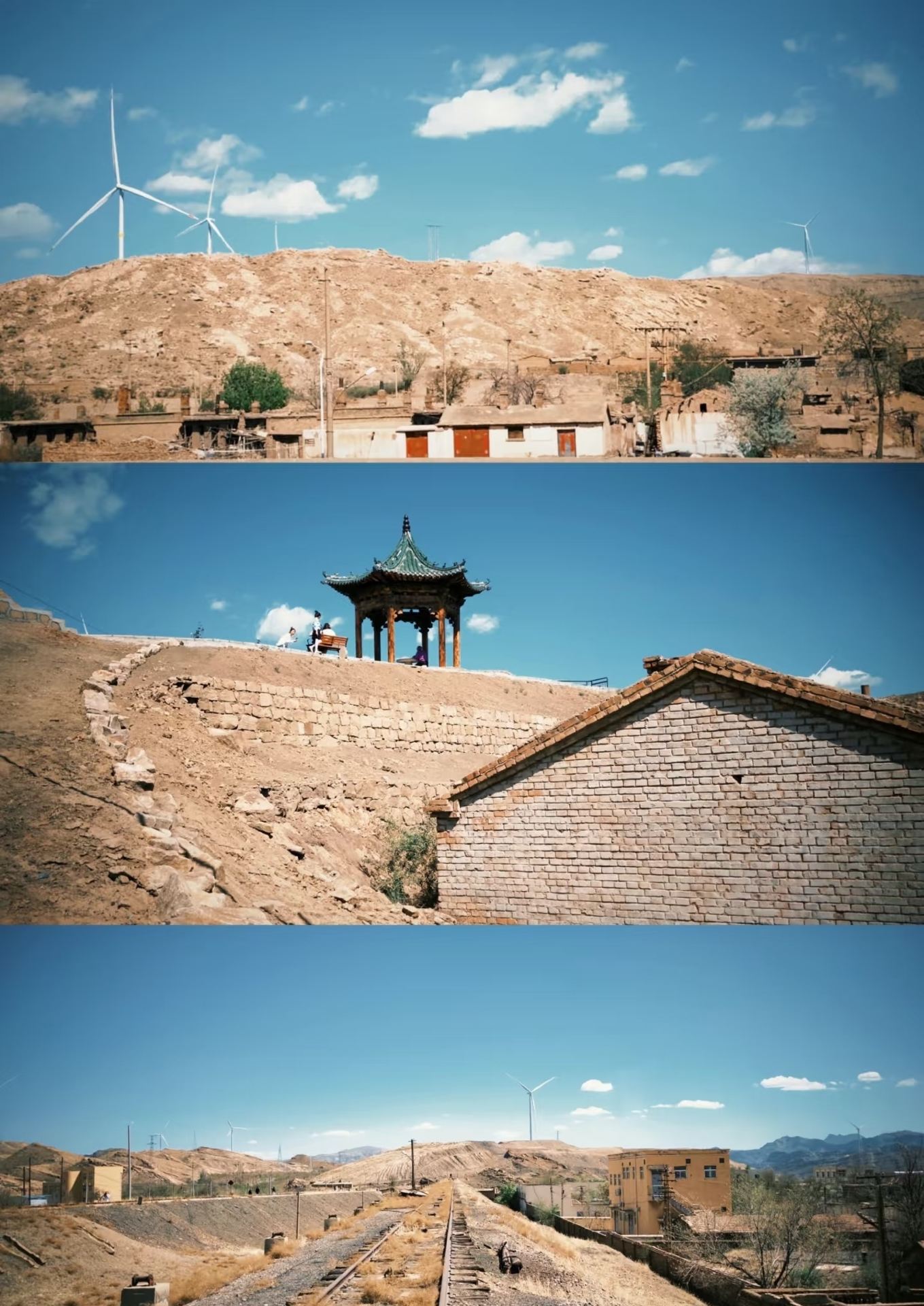 Abandoned mining area turned film set! This town in Ningxia is so photogenic