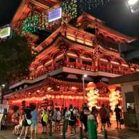 Chinatown crowded at night