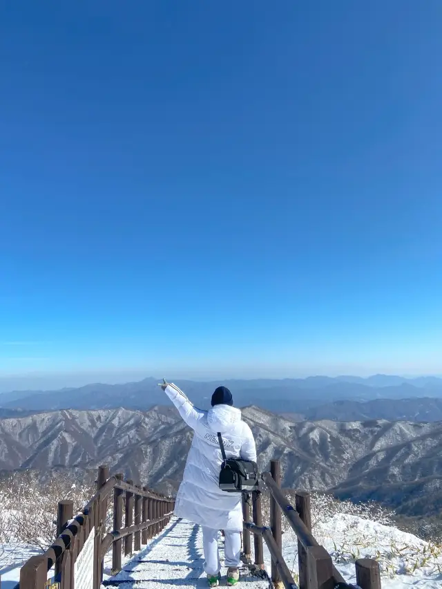 🚡곤도라로 15분타고 정상으로  “덕유산”