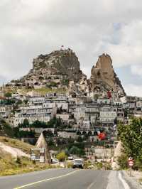 Uchisar - fantastic cave city in Cappadocia 