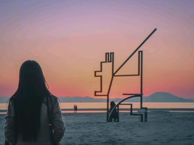 화려한 일몰에 넋이 나갈지도 몰라요, 부산 다대포