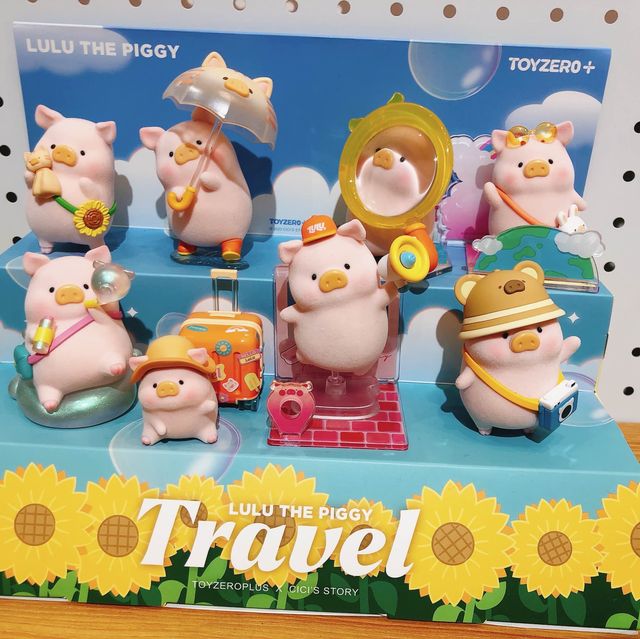 台北｜🐷🐽🐖可愛到爆的豬豬仔📍 罐頭豬LuLu豬朋引伴旅行社 (華山快閃店)