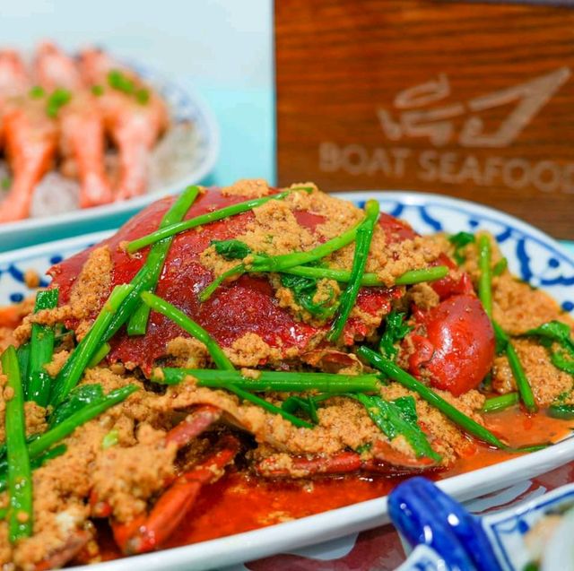 ลากแฟนไปกินซีฟู้ดแบบสดๆเลือกจากตู้ที่Boat Seafood​