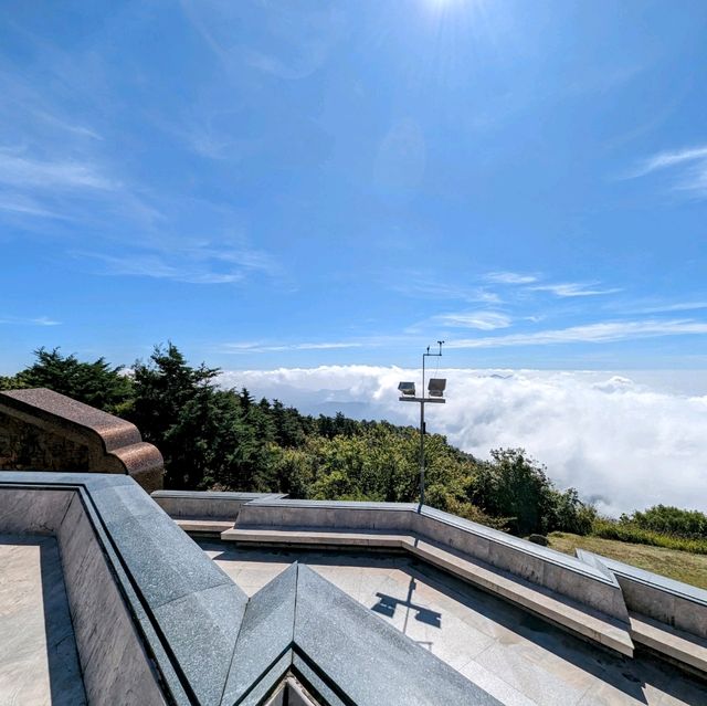 The sacred twin Pagodas atop Doi Inthanon's Peak