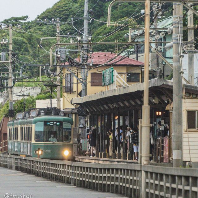 Slam Dunk打卡🏀鐮倉高校前車站🚃平交道