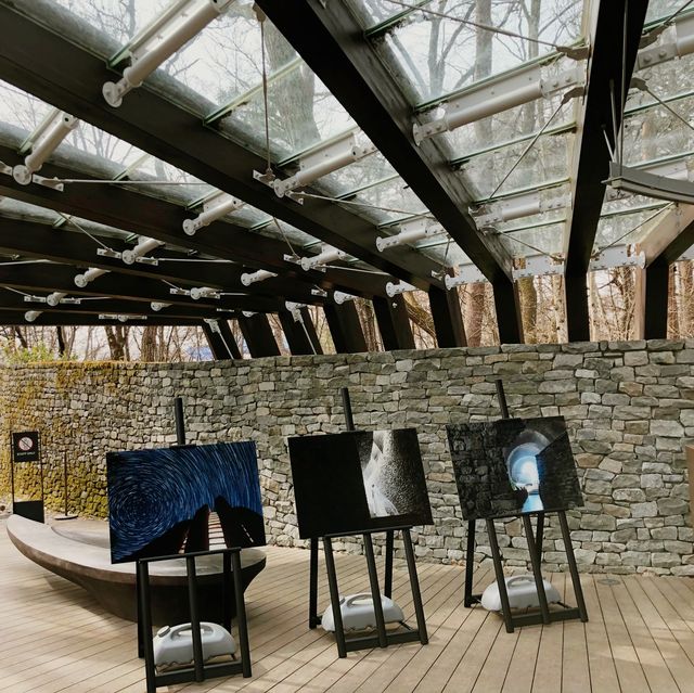 Stone Church inside a forest 