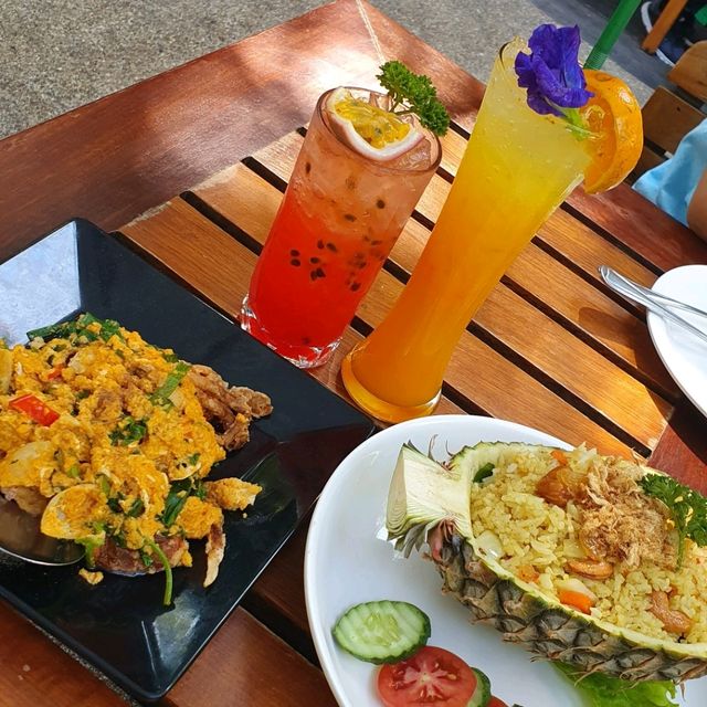 🌱실내에 폭포가 있는 맛집에서 힐링