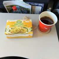 墨爾本內陸機第一次乘坐澳航～座位超舒服有Wi-Fi有嘢食