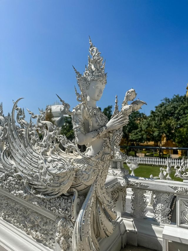 Beautiful details of White temple, Chiang Rai