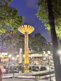 Saigon at night, with hop on hop off bus