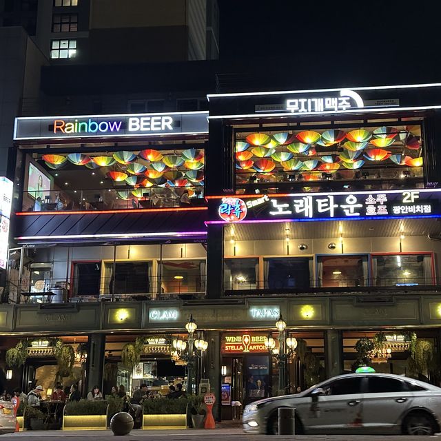 廣安里海灘的燦爛煙火🎆