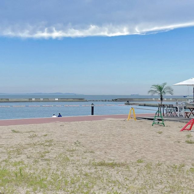 陽光海灘！暢玩須磨海岸🏖️🌊🎡