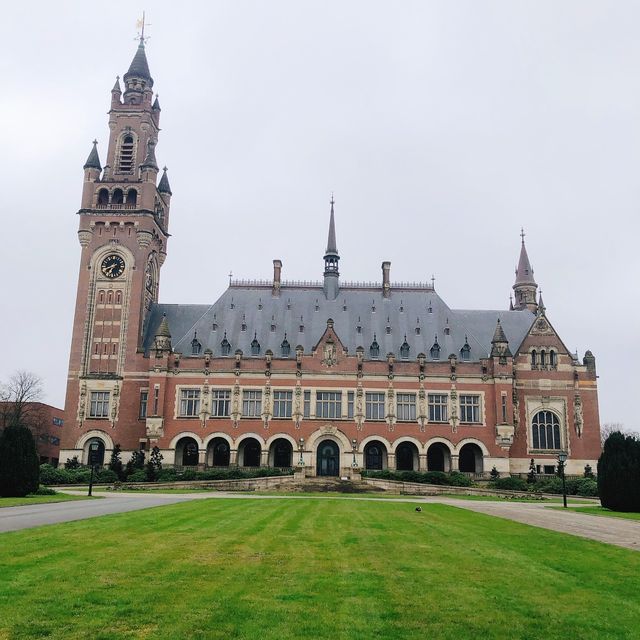 🇳🇱荷蘭海牙🏰☮️❤️‍🔥 Peace Palace（和平宮）♾️ 🔥World Peace Flame（世界和平火焰）