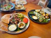A visit to Greek in Bangkok 💙🤍💙🤍
