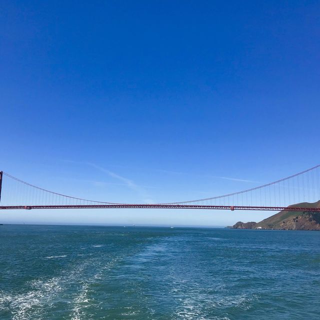 Spanning the majestic Golden Gate Strait