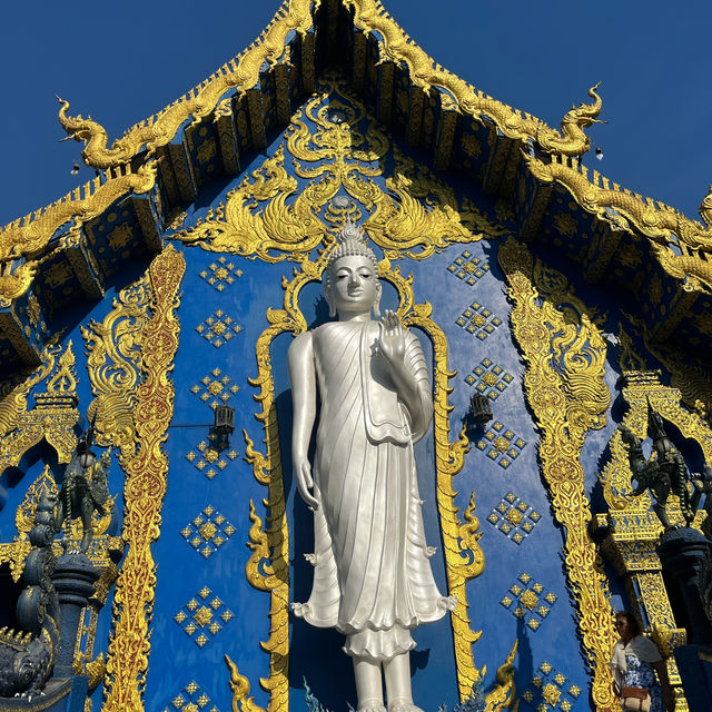 วัดร่องเสือต้น (วัดสีน้ำเงิน )จังหวัดเชียงราย