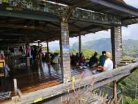 Noodle place overlooking mountains!