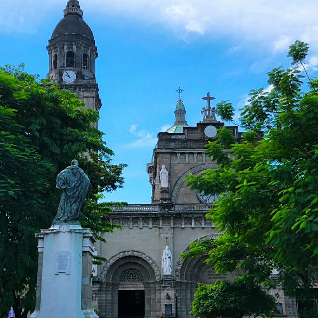 @ THE MANILA CATHEDRAL.