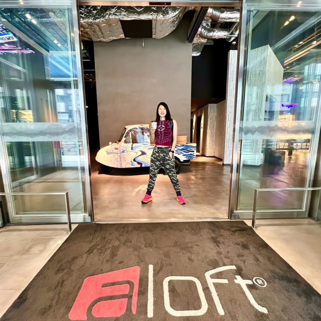 Trendy Aloft hotel in Osaka! 