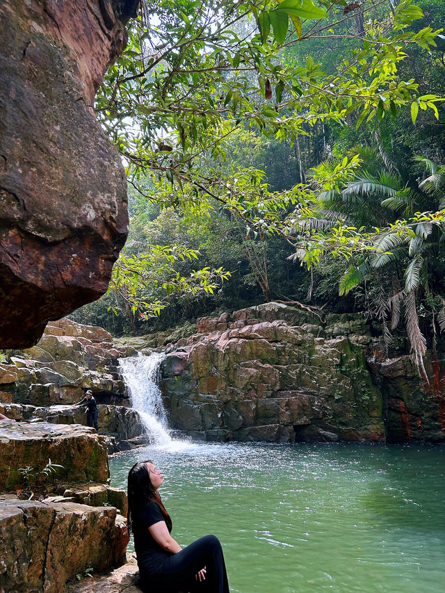 Crystal Clear Waterfall in Malaysia 