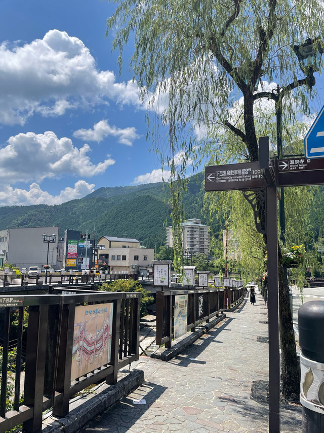 絶好の避暑地　下呂温泉