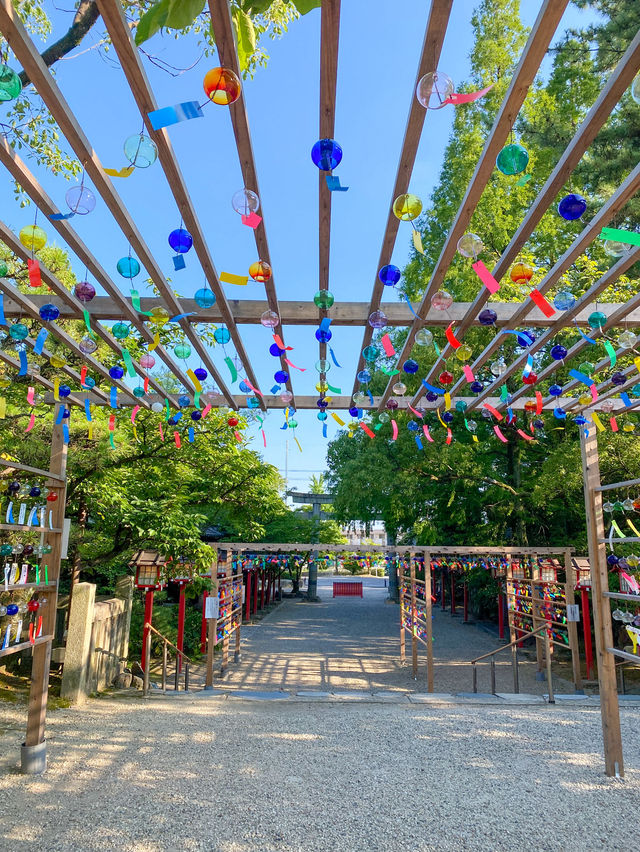 【愛知】市原稲荷神社の風鈴が綺麗🎐 𓈒𓏸