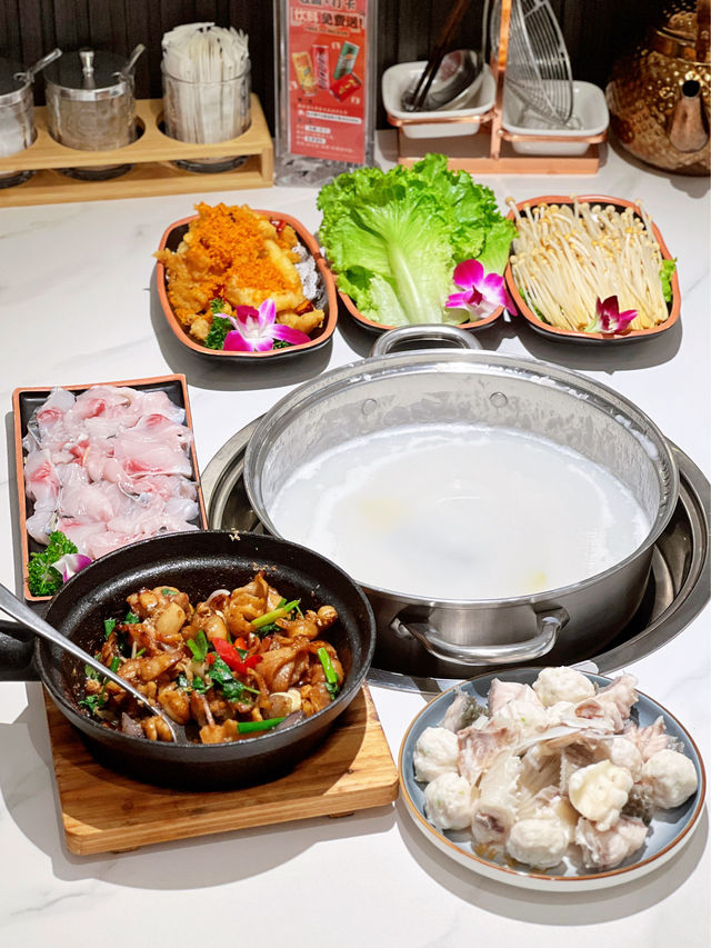 深圳羅湖中山名物脆肉鯇火鍋啫煲