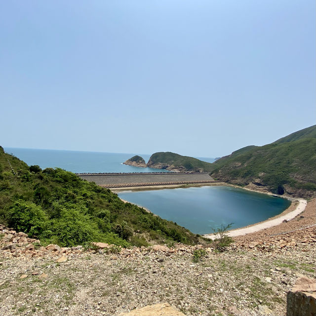 西貢破邊洲-六角形岩柱，規模宏大，世界級地質奇觀