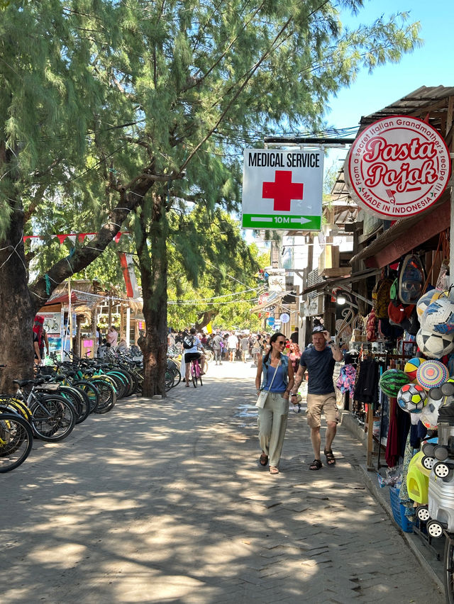 「印尼龍目島附近嘅Gili Island，有趣的是島上的交通工具！適合度假！」