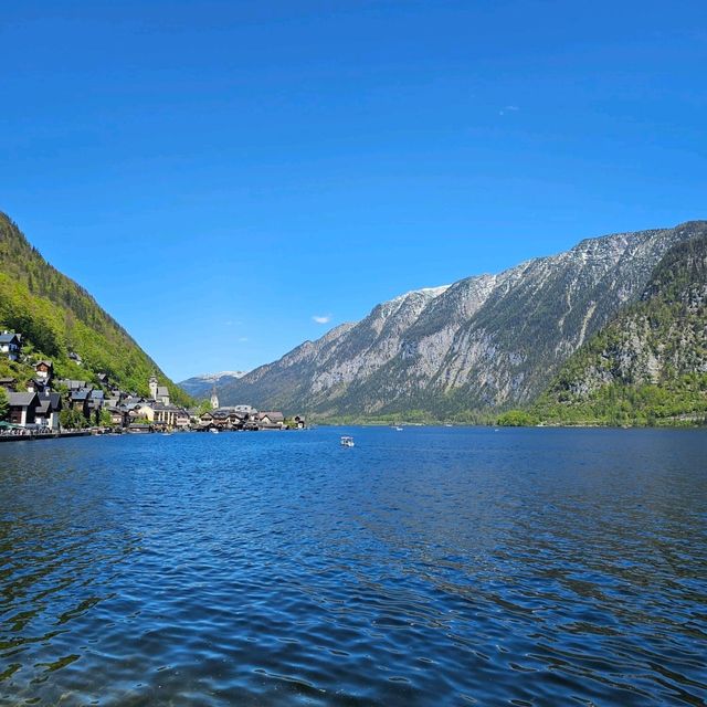 [オーストリア]湖畔でたべるオーストリア料理[Schirmbar Hallstatt]