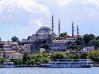 Bosphorus River view between Europe and Asia
