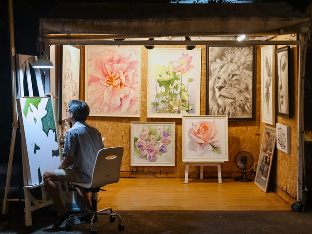 รีวิว Art Gallery ที่ Cicada Market หัวหิน 🧑🏼‍🎨