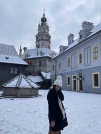 潔白的庫倫洛夫Český Krumlov