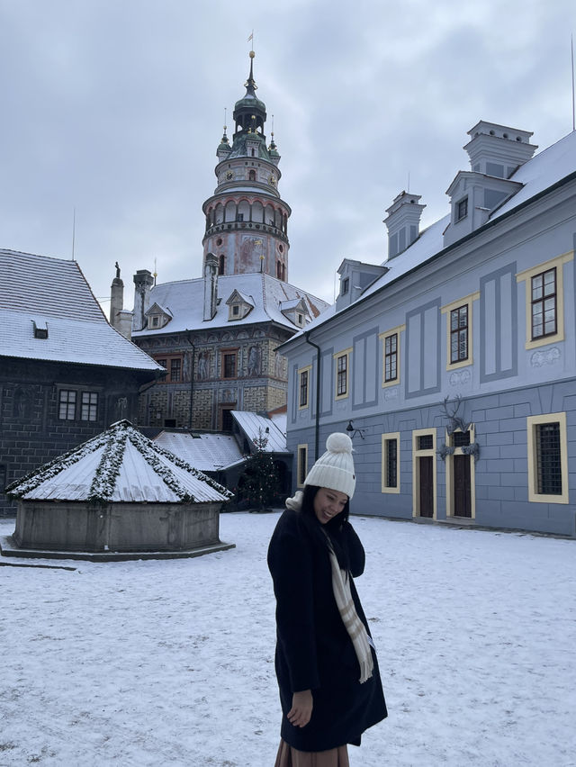 潔白的庫倫洛夫Český Krumlov