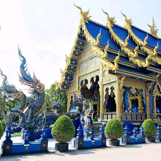 วัดร่องเสือเต้น |  Blue Temple 