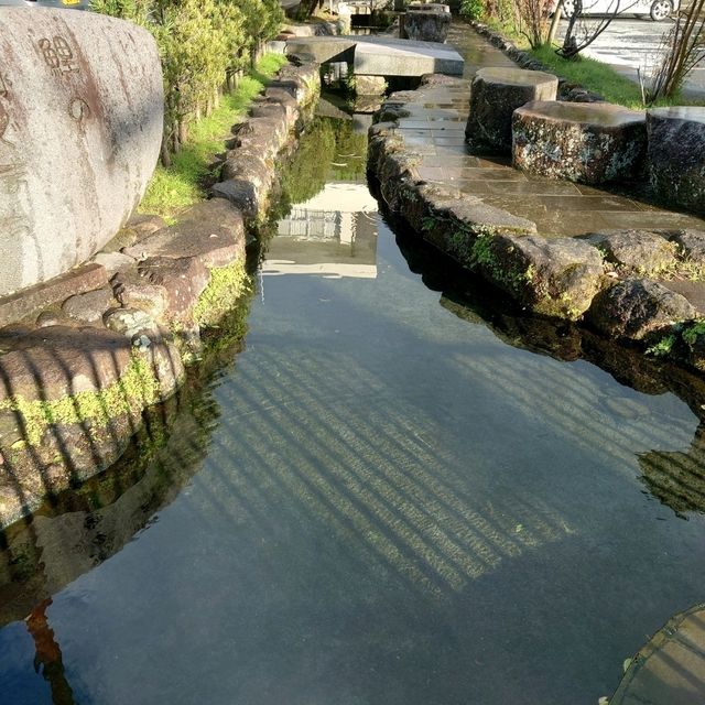 長崎観光！日本名水１００選の湧水「鯉の泳ぐまち」