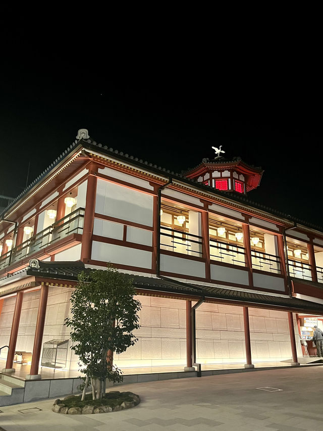 [愛媛]幻想的な夜の道後温泉街