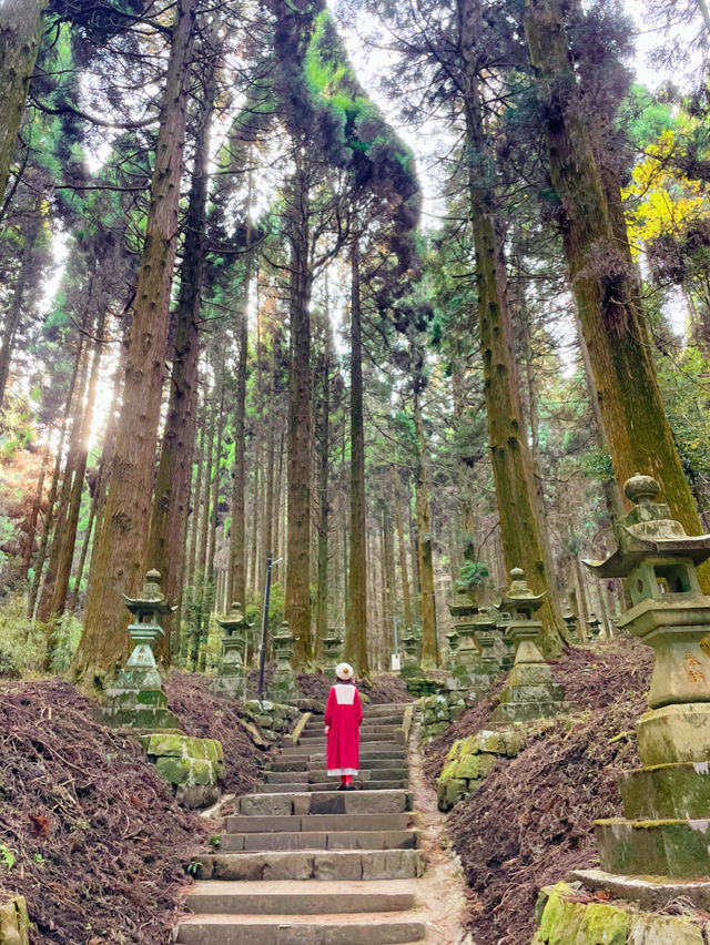 熊本観光☺️神秘的で荘厳な上色見熊野座神社⛩️✨