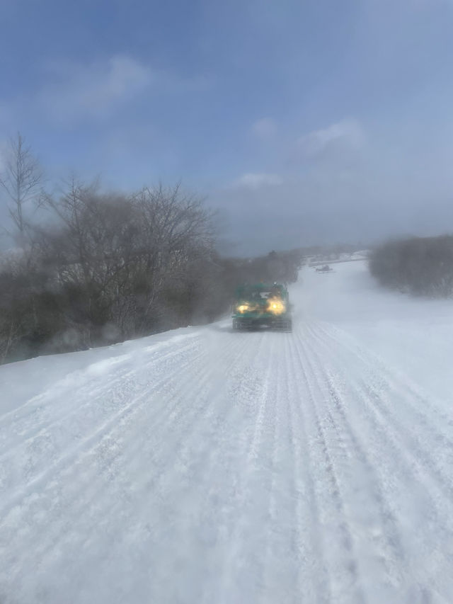 【宮城×冬の旅】冬の風物詩 樹氷を雪上車に乗って観光
