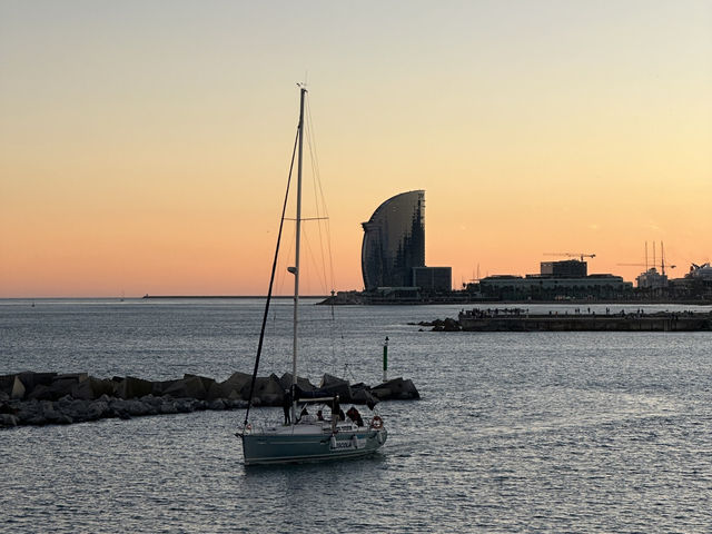 Sun, Sand, and Sea at Barceloneta Beach