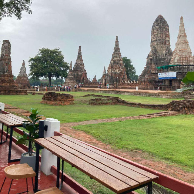 คาเฟ่วิววัดไชยวัฒนาราม 