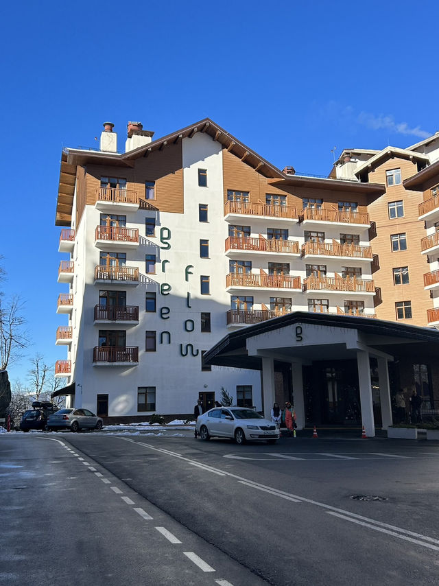 A hotel in mountains 🏔️ 