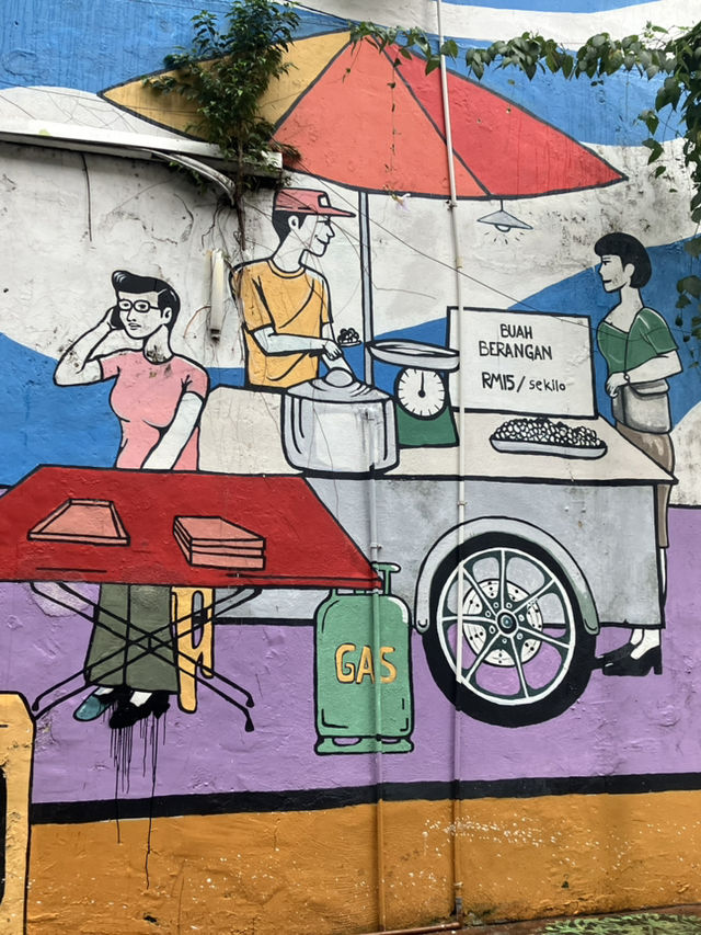 馬來西亞🇲🇾亞羅街後巷 壁畫充滿驚喜