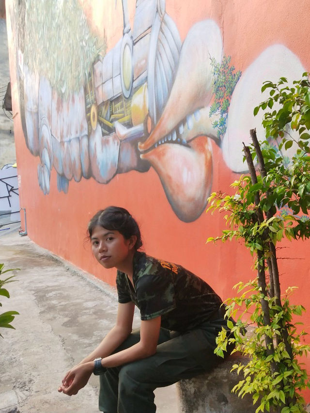 จิตรกรรมฝาผนังบ้านโป่ง 🖌️