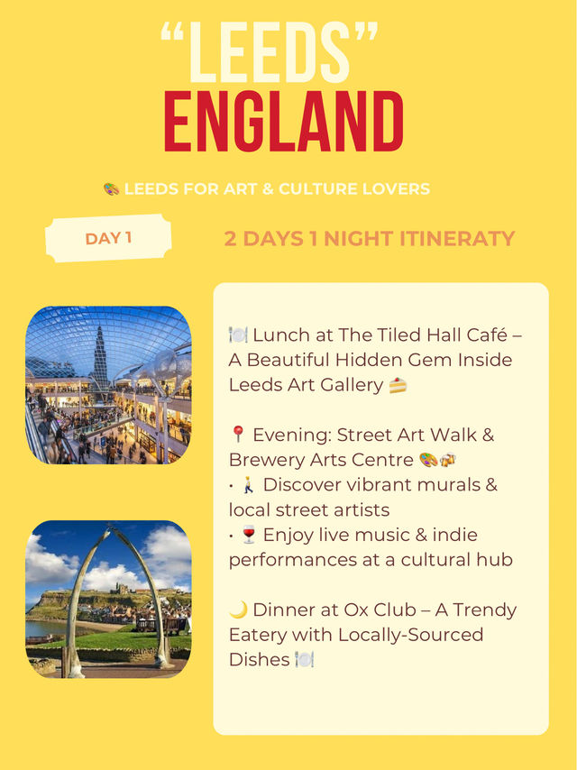 Leeds itinerary 